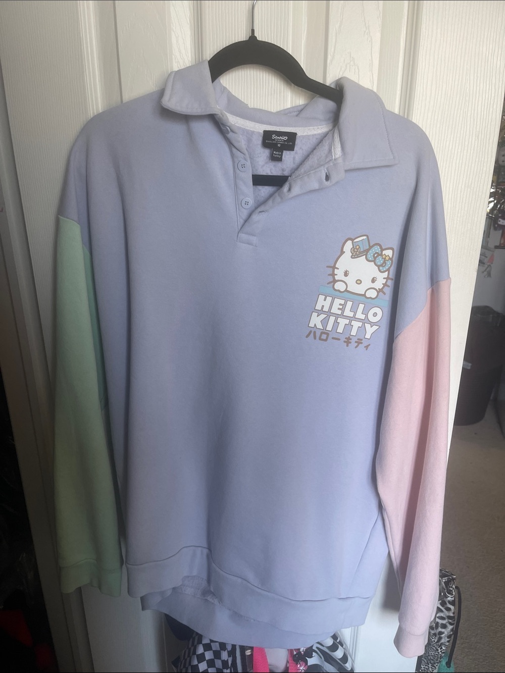 Zumiez hello kitty sweater with collar